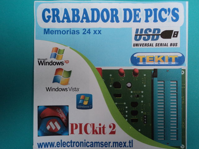 TEKIT 460 GRABADOR DE PIC USB